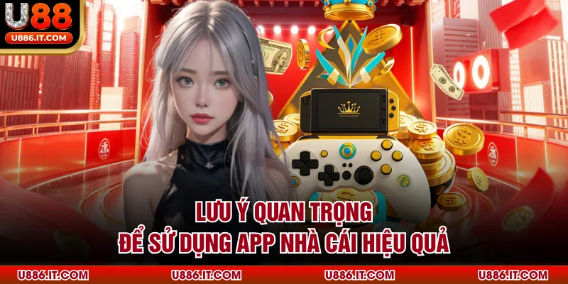 Lưu ý quan trọng để sử dụng app nhà cái hiệu quả