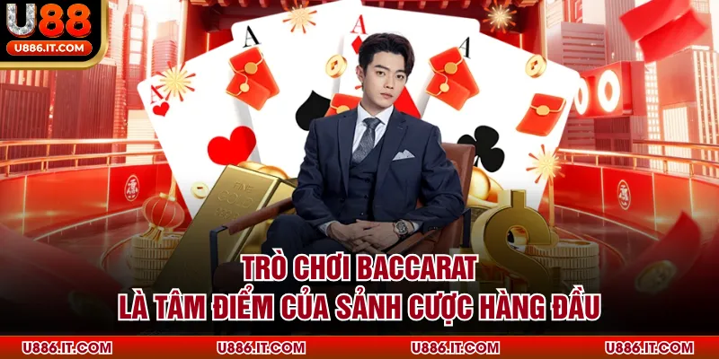 Trò chơi Baccarat là tâm điểm của sảnh cược hàng đầu